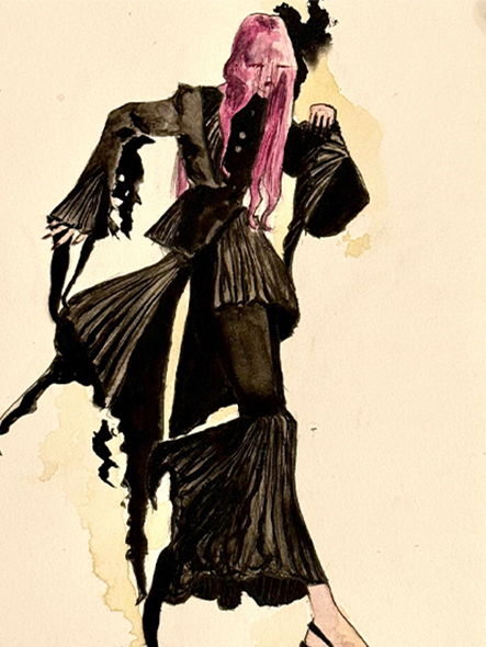 Fashion School - Student project: The Art of Fashion Illustration