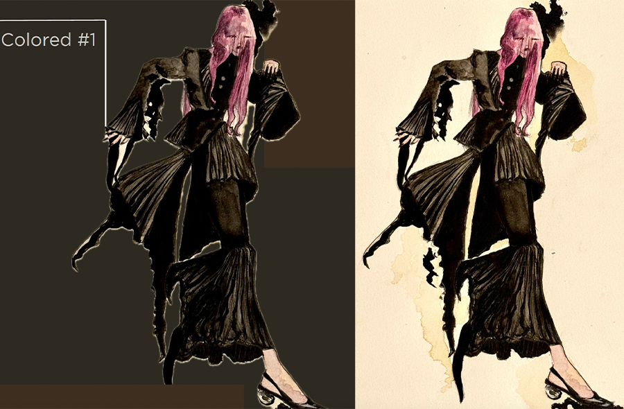 Fashion School - Student project: The Art of Fashion Illustration